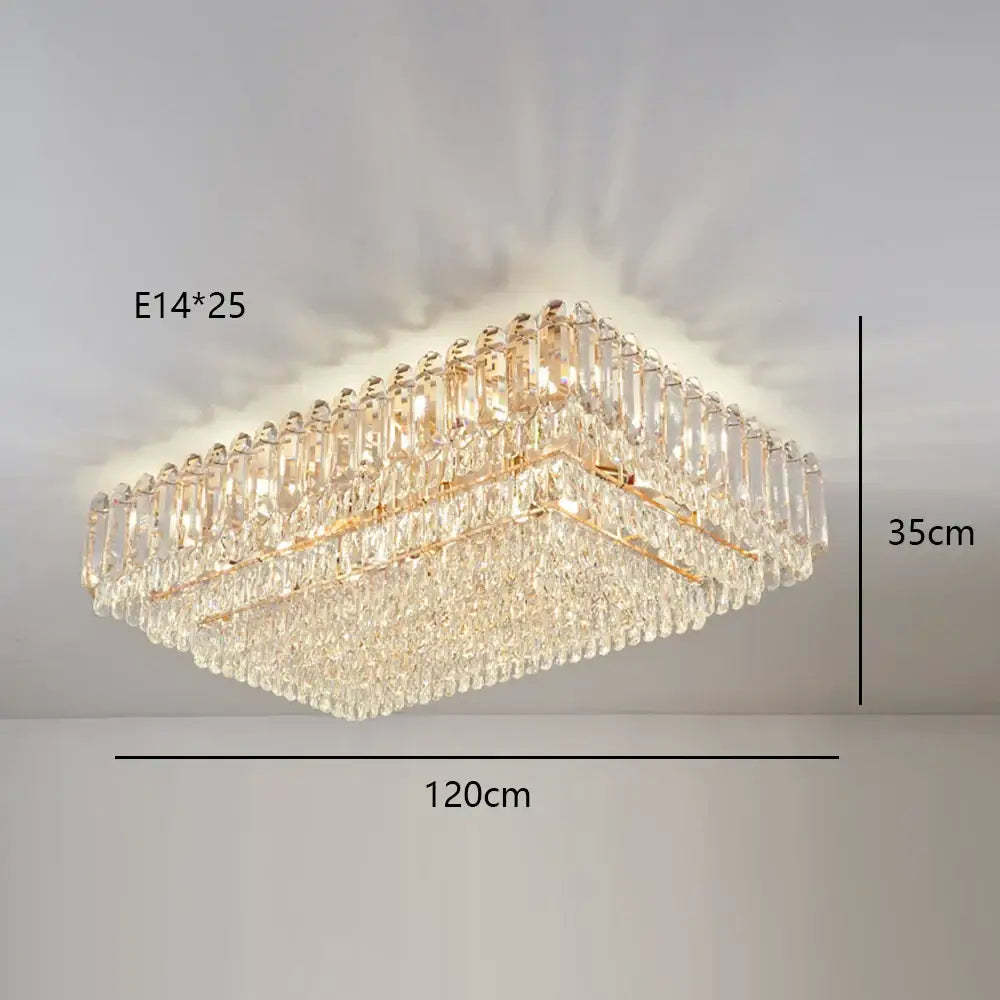 Rectangular crystal led wall lamp with gold-toned metal frame and cascading clear faceted crystals for living room decorbites crystal led