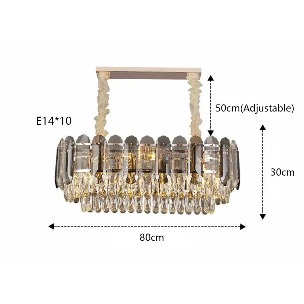 Elegant rose gold crystal led wall lamp with adjustable hanging chain for luxury living room decorbites crystal led lighting