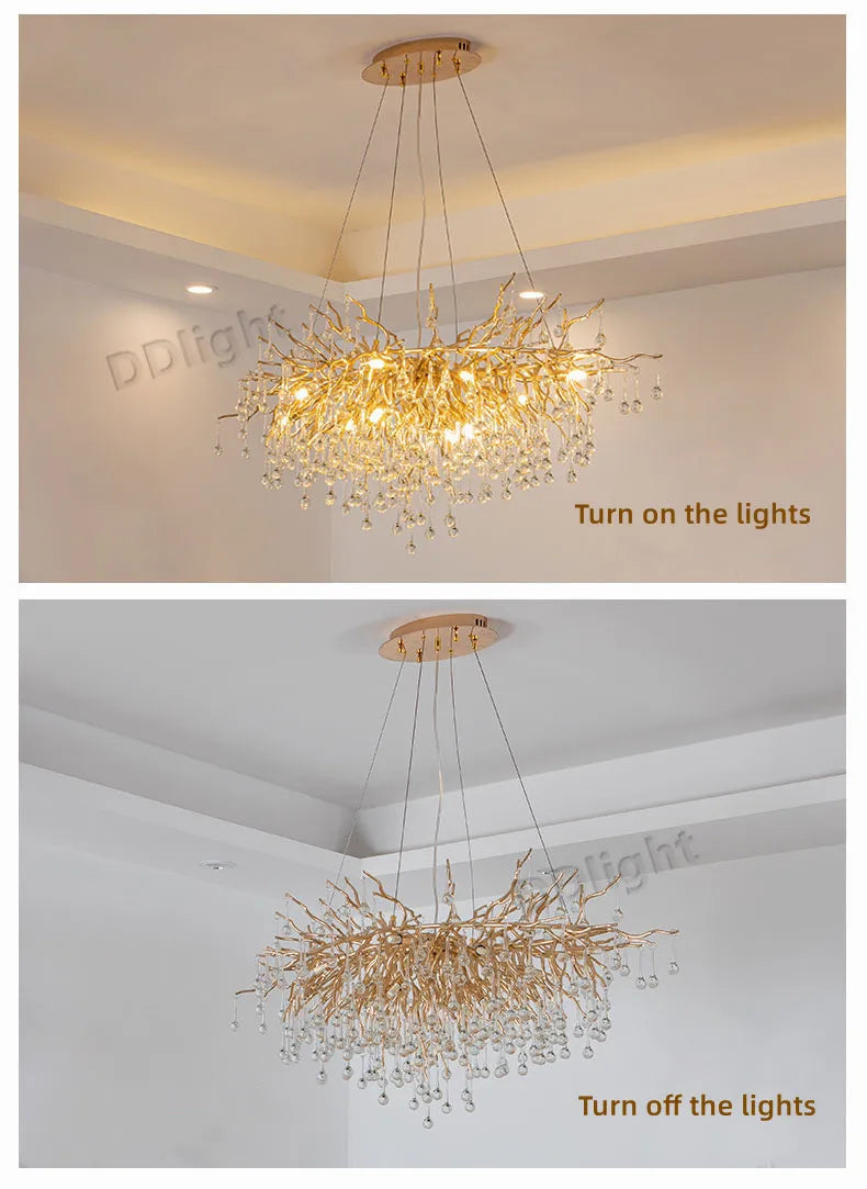 Luxury Crystal Chandelier for Home Decor - Chandelier