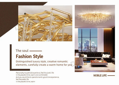 Luxury Crystal Chandelier for Home Decor - Chandelier