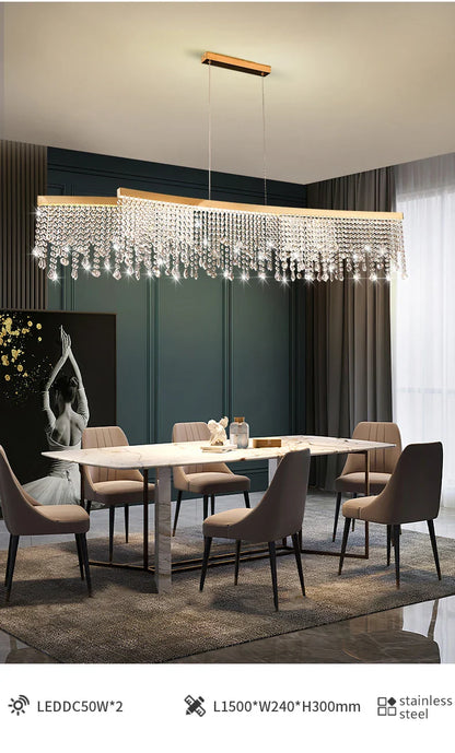Luxury Crystal Chandelier Pendant Light Fixture - Chandelier