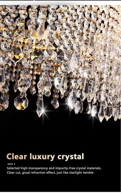 Luxury Crystal Chandelier Pendant Light Fixture - Chandelier