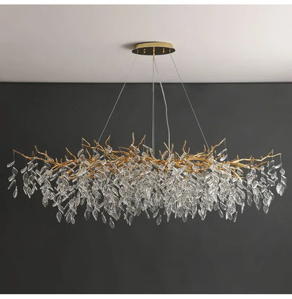Luxury Crystal Chandelier with LED Lights - Chandelier