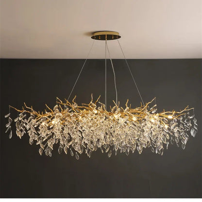 Luxury Crystal Chandelier with LED Lights - Chandelier