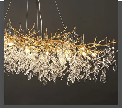 Luxury Crystal Chandelier with LED Lights - Chandelier