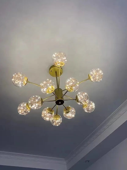 Luxury Glass Ball Nordic Chandeliers - Dimmable - Chandelier