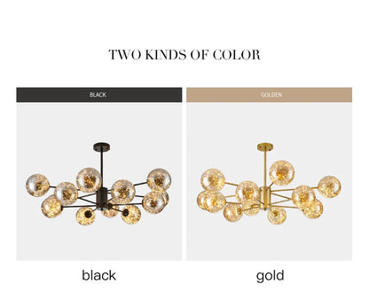 Luxury Glass Ball Nordic Chandeliers - Dimmable - Chandelier