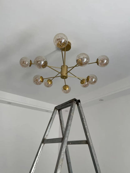 Luxury Glass Ball Nordic Chandeliers - Dimmable - Chandelier