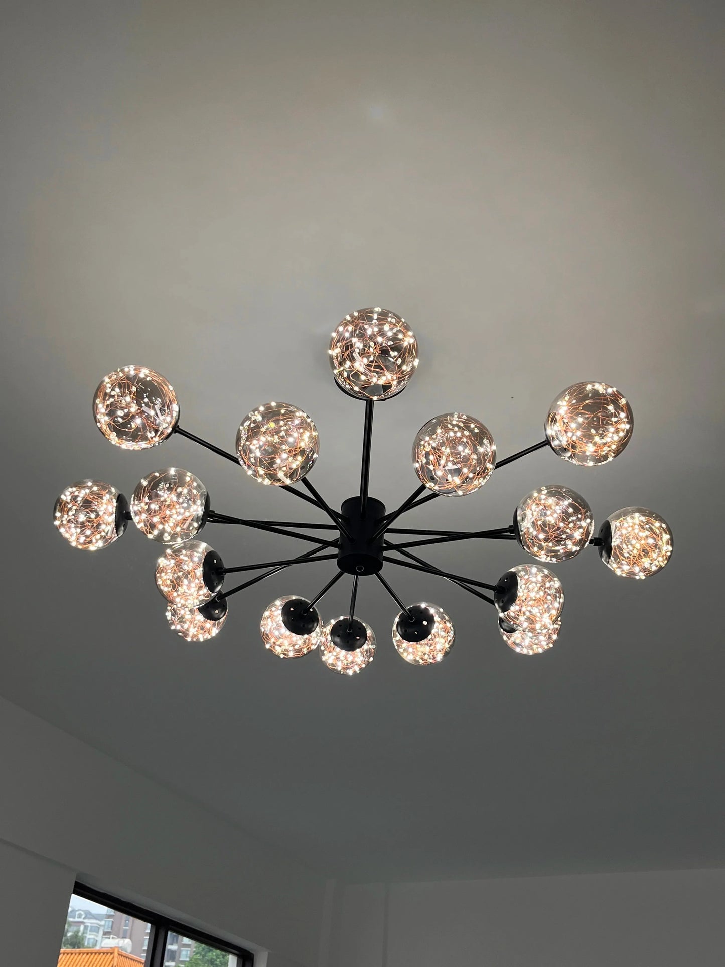 Luxury Glass Ball Nordic Chandeliers - Dimmable - Chandelier