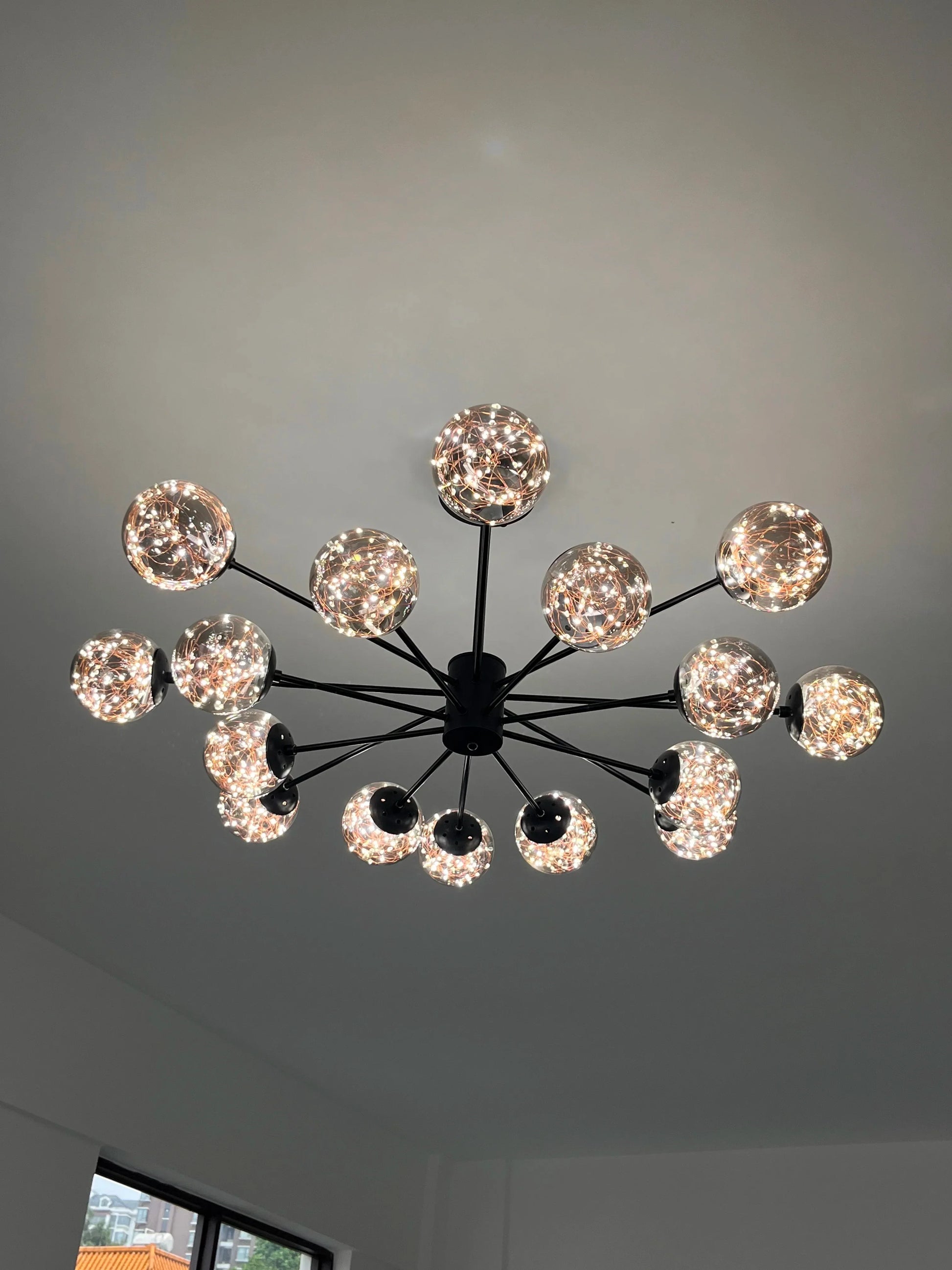 Luxury Glass Ball Nordic Chandeliers - Dimmable - Chandelier