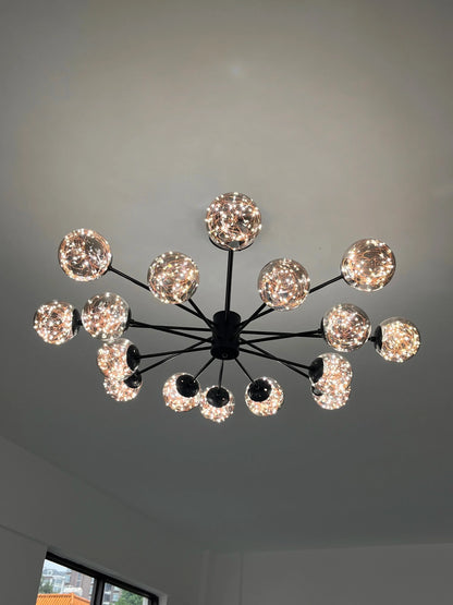 Luxury Glass Ball Nordic Chandeliers - Dimmable - Chandelier