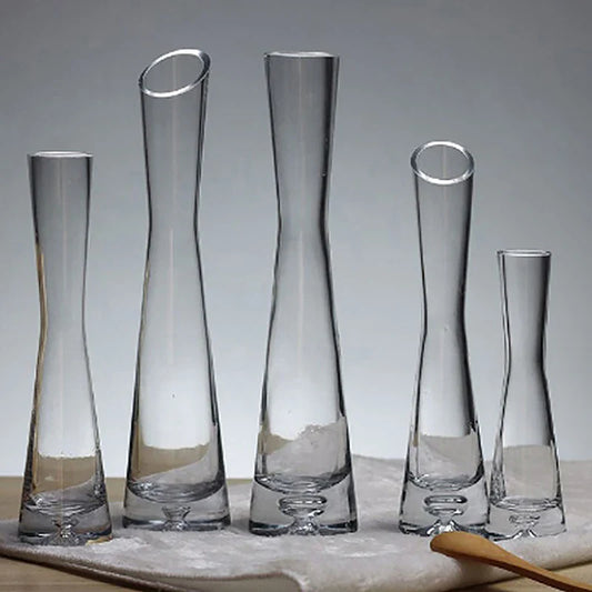 Luxury Glass Flower Vase for Home Decor - Vase