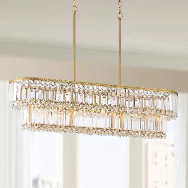 Elegant luxury gold and amber crystal round pendant lights featuring oval crystal round pendant prisms for living room decorbites crystal round decor