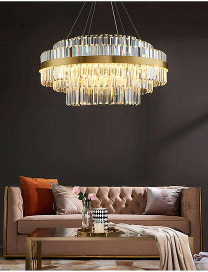 Luxury LED Crystal Chandelier for Home Decor - Chandelier