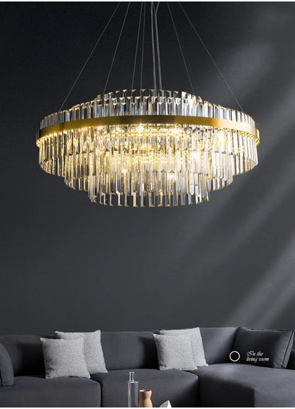 Luxury LED Crystal Chandelier for Home Decor - Chandelier