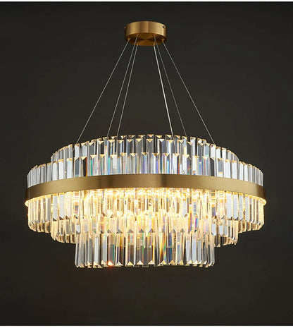 Luxury LED Crystal Chandelier for Home Decor - Chandelier