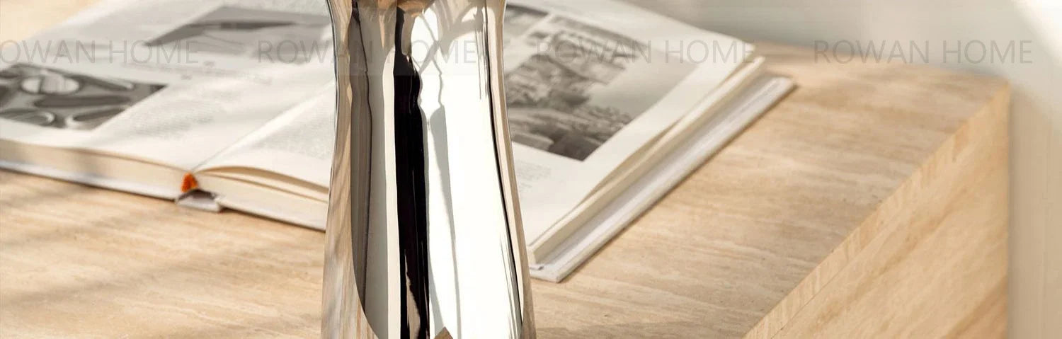 Luxury Stainless Steel Vase for Home Decor - Vase