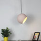 Macaron Creative Dome Shade Hanging Light Fixture with Slit – Revolving, 1 Head Suspension Light