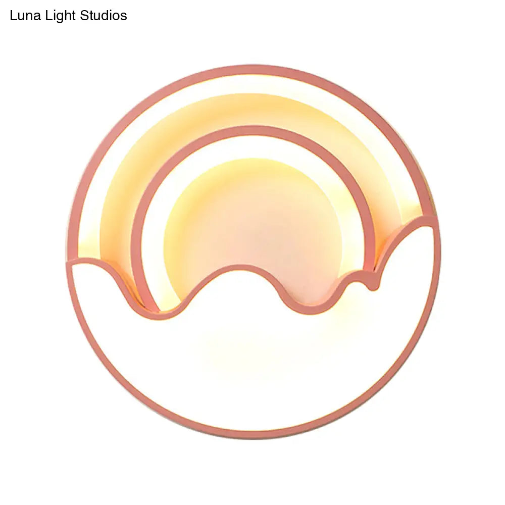 DecorBites™ DecorBites™ Macaron LED Ceiling Lamp - Modern Flush Mount Light for Child's Bedroom