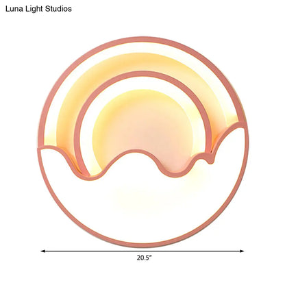 DecorBites™ DecorBites™ Macaron LED Ceiling Lamp - Modern Flush Mount Light for Child's Bedroom