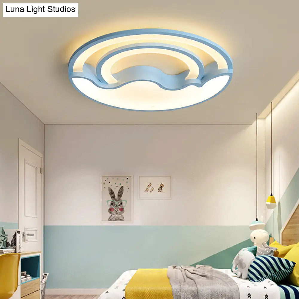 DecorBites™ DecorBites™ Macaron LED Ceiling Lamp - Modern Flush Mount Light for Child's Bedroom