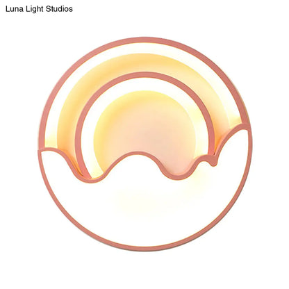 DecorBites™ DecorBites™ Macaron LED Ceiling Lamp - Modern Flush Mount Light for Child's Bedroom