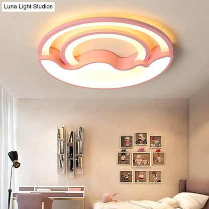DecorBites™ DecorBites™ Macaron LED Ceiling Lamp - Modern Flush Mount Light for Child's Bedroom