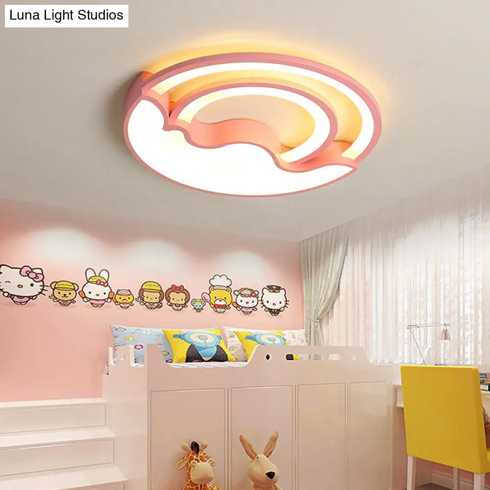 DecorBites™ DecorBites™ Macaron LED Ceiling Lamp - Modern Flush Mount Light for Child's Bedroom