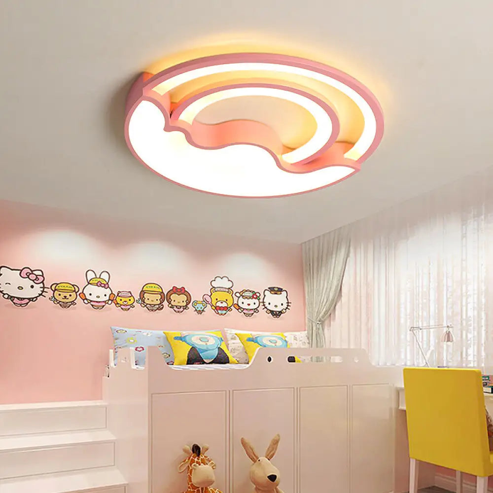 DecorBites™ DecorBites™ Macaron LED Ceiling Lamp - Modern Flush Mount Light for Child's Bedroom