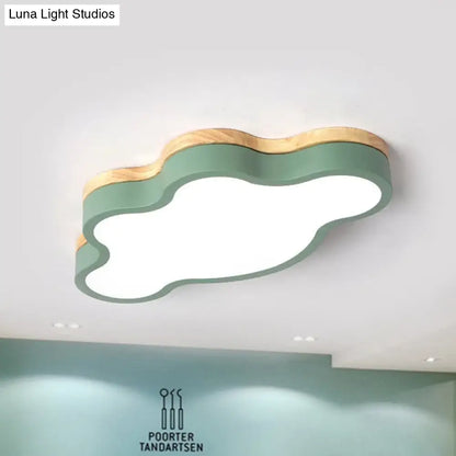 DecorBites™ DecorBites™ Macaron Loft LED Ceiling Lamp: Acrylic Cloud Shape Flush Light for Kid's Bedroom