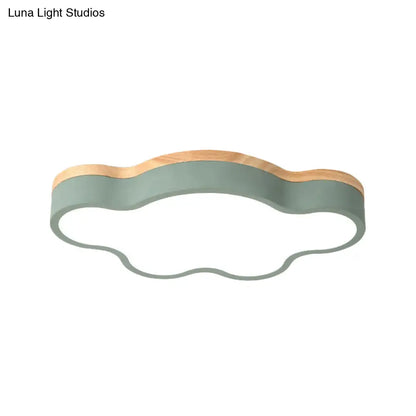 DecorBites™ DecorBites™ Macaron Loft LED Ceiling Lamp: Acrylic Cloud Shape Flush Light for Kid's Bedroom
