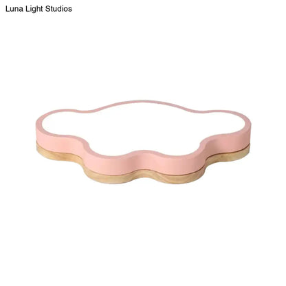 DecorBites™ DecorBites™ Macaron Loft LED Ceiling Lamp: Acrylic Cloud Shape Flush Light for Kid's Bedroom