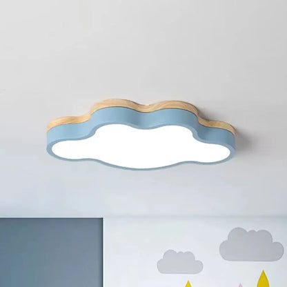 DecorBites™ DecorBites™ Macaron Loft LED Ceiling Lamp: Acrylic Cloud Shape Flush Light for Kid's Bedroom