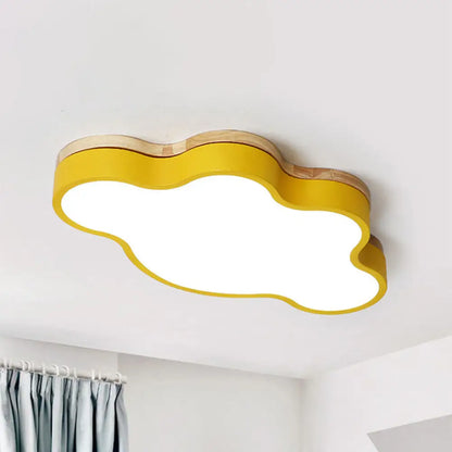 DecorBites™ DecorBites™ Macaron Loft LED Ceiling Lamp: Acrylic Cloud Shape Flush Light for Kid's Bedroom