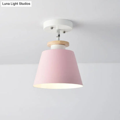 DecorBites™ DecorBites™ Macaron Metal Corridor Ceiling Flush Light - Adjustable Semi Flush Mount Lighting