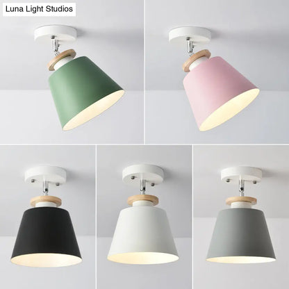 DecorBites™ DecorBites™ Macaron Metal Corridor Ceiling Flush Light - Adjustable Semi Flush Mount Lighting