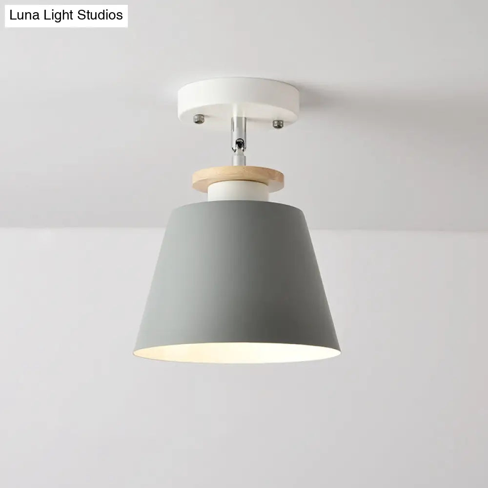 DecorBites™ DecorBites™ Macaron Metal Corridor Ceiling Flush Light - Adjustable Semi Flush Mount Lighting