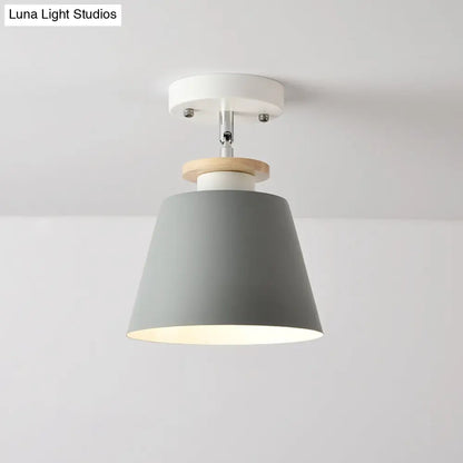 DecorBites™ DecorBites™ Macaron Metal Corridor Ceiling Flush Light - Adjustable Semi Flush Mount Lighting