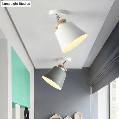 DecorBites™ DecorBites™ Macaron Metal Corridor Ceiling Flush Light - Adjustable Semi Flush Mount Lighting