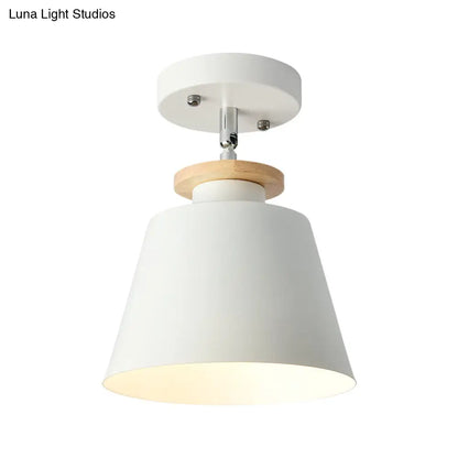 DecorBites™ DecorBites™ Macaron Metal Corridor Ceiling Flush Light - Adjustable Semi Flush Mount Lighting