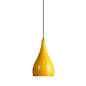 Macaron Metal Teardrop Pendant Light Fixture – Suspended 1-Light for Dining Room Ceiling