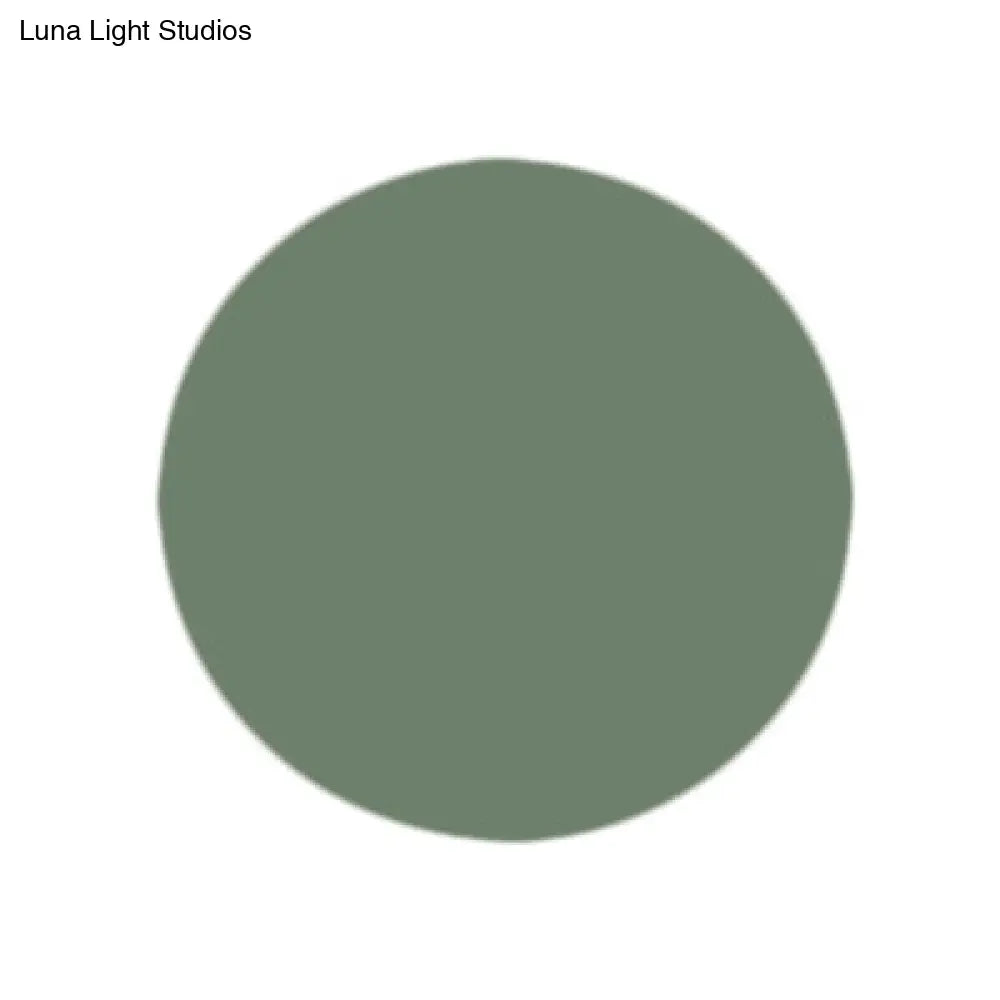 DecorBites™ DecorBites™ Macaron Metal Wall Sconce Light Fixture - 1 Light, White/Warm/Third Gear, Pink/Blue/Green