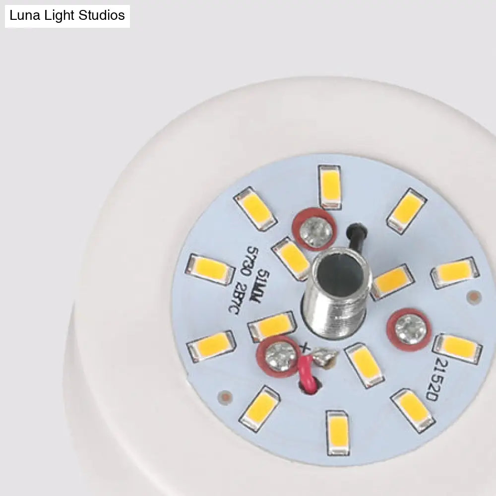 DecorBites™ DecorBites™ Macaron Metal Wall Sconce Light Fixture - 1 Light, White/Warm/Third Gear, Pink/Blue/Green