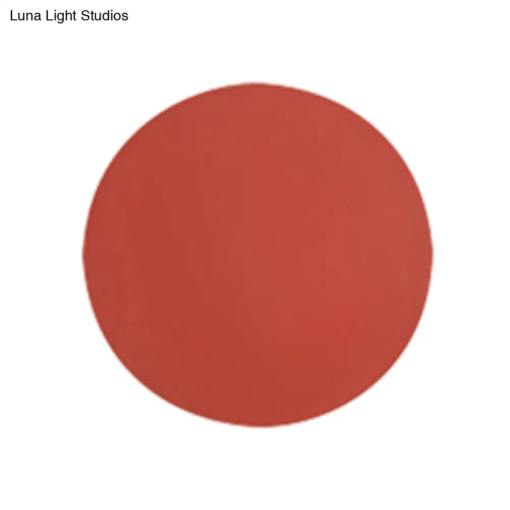 DecorBites™ DecorBites™ Macaron Metal Wall Sconce Light Fixture - 1 Light, White/Warm/Third Gear, Pink/Blue/Green