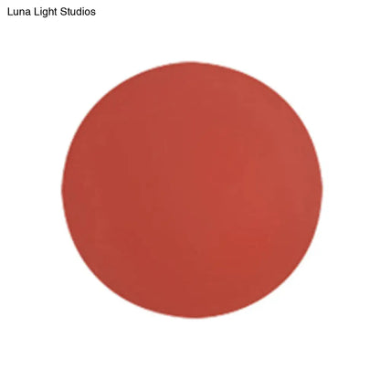 DecorBites™ DecorBites™ Macaron Metal Wall Sconce Light Fixture - 1 Light, White/Warm/Third Gear, Pink/Blue/Green