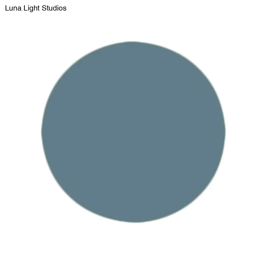 DecorBites™ DecorBites™ Macaron Metal Wall Sconce Light Fixture - 1 Light, White/Warm/Third Gear, Pink/Blue/Green