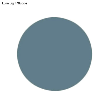 DecorBites™ DecorBites™ Macaron Metal Wall Sconce Light Fixture - 1 Light, White/Warm/Third Gear, Pink/Blue/Green