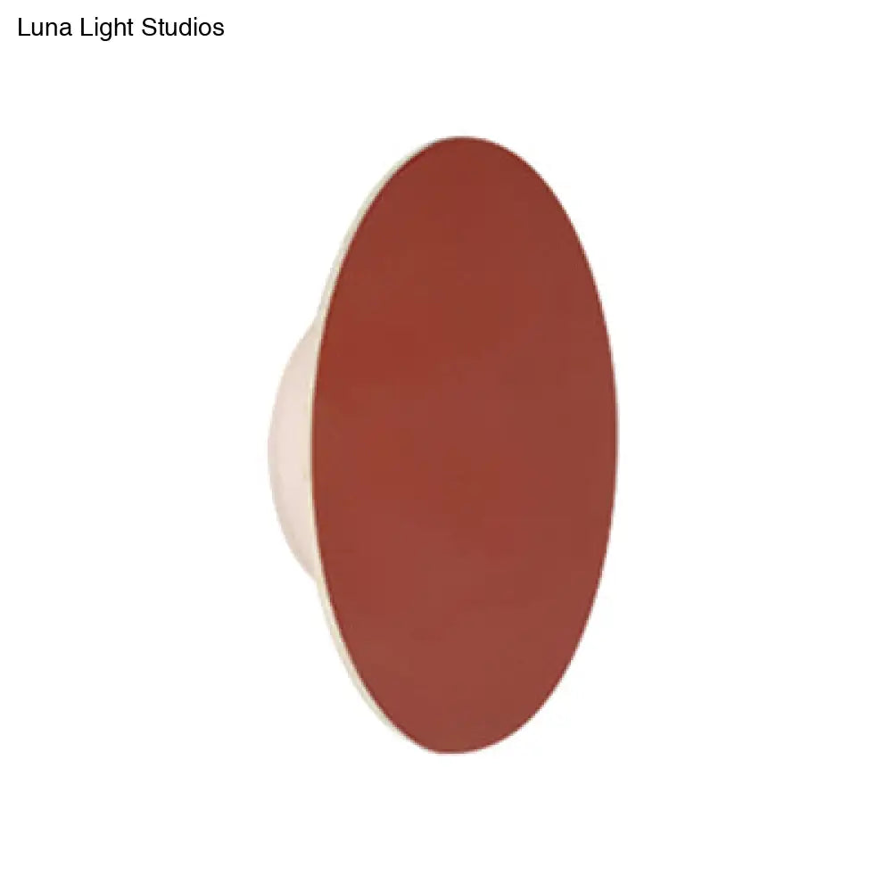 DecorBites™ DecorBites™ Macaron Metal Wall Sconce Light Fixture - 1 Light, White/Warm/Third Gear, Pink/Blue/Green