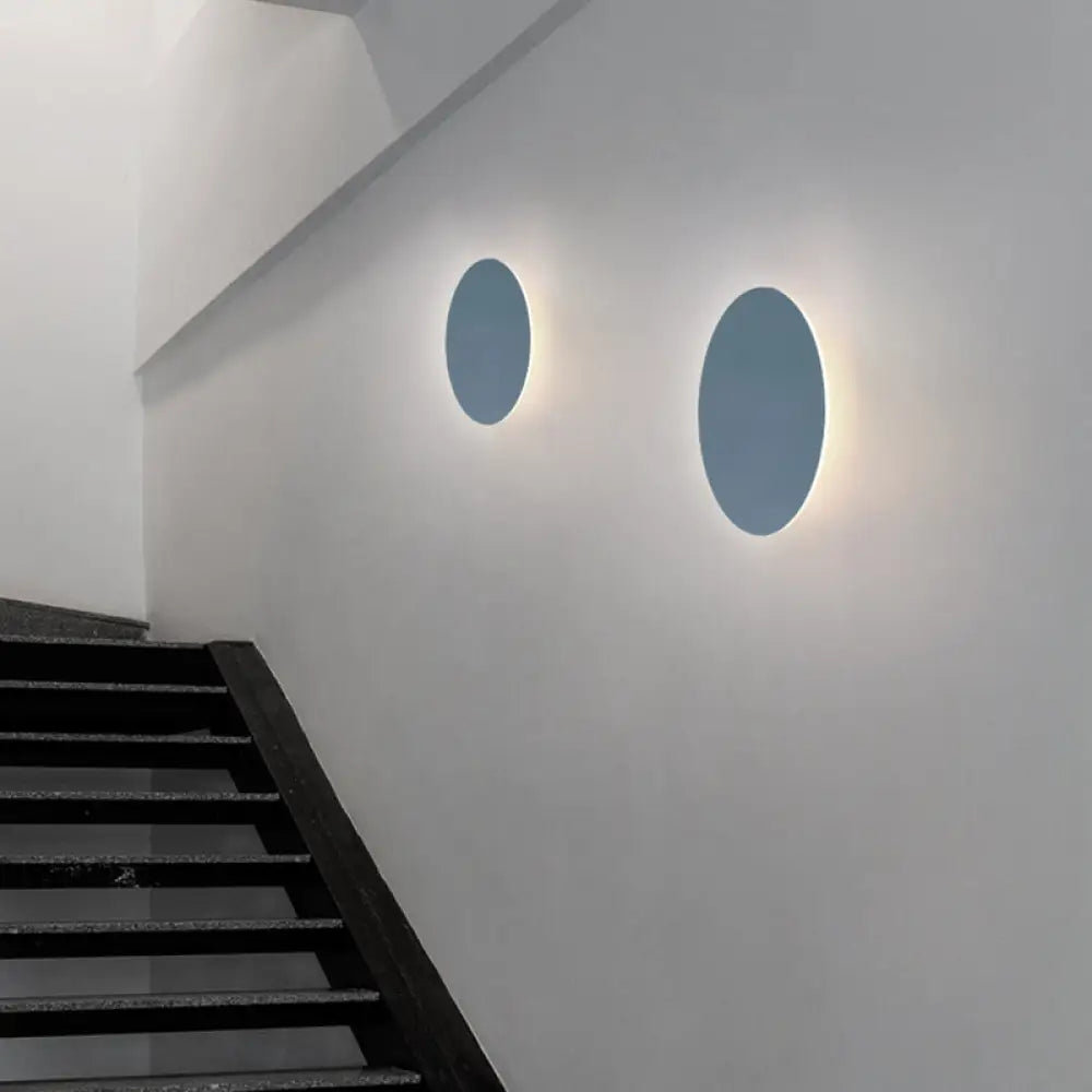 DecorBites™ DecorBites™ Macaron Metal Wall Sconce Light Fixture - 1 Light, White/Warm/Third Gear, Pink/Blue/Green