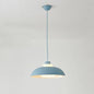 Macaron Single-Bulb Aluminum Ceiling Pendant Light with Acrylic Shade